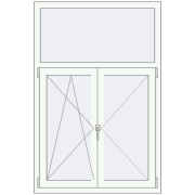 KORSA ENERGY-SAVING REHAU SYNEGO MD 1000x1500 mm