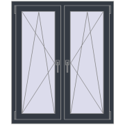 Okna skrzydłowe 1005x1220 mm REHAU ENERGY-SAVING SYNEGO MD ANTHRACITE_GREY_STRUKTURAL dwustronny Okna skrzydłowe 1005x1220 mm REHAU ENERGY-SAVING SYNEGO MD ANTHRACITE_GREY_STRUKTURAL dwustronny