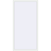 REHAU OPTIMUM EURO-DESIGN 70 1200x2350 mm RAL 9016 Traffic white two-sided