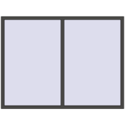 REHAU ENERGY-SAVING SYNEGO MD 2000x1500 mm BASALT_GREY dwustronny