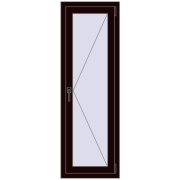 REHAU OPTIMUM EURO-DESIGN 70 500x1500 mm CHOCOLATE_BROWN two-sided