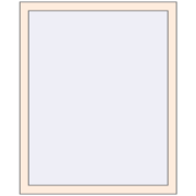 REHAU OPTIMUM EURO-DESIGN 70 900x1100 mm CREAME_WHITE_50L-2 two-sided