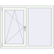 KORSA OPTIMUM REHAU EURO 70 1300x1000 mm