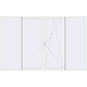 KORSA OPTIMUM REHAU EURO 70 3600x2300 mm