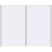 REHAU OPTIMUM EURO-DESIGN 70 2650x2200 mm RAL 9016 Traffic white two-sided
