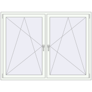 REHAU ENERGY-SAVING SYNEGO MD 1770x1325 mm BASALT_GREY zewnętrzny