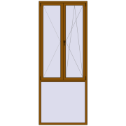 KORSA OPTIMUM REHAU EURO 70 1150x2940 mm