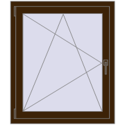 CLASICTHERM 70 850x1000 mm DARK_OAK dwustronny