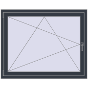 CLASICTHERM 70 1300x1000 mm ANTHRACITE_GREY_STRUKTURAL dwustronny