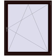 REHAU ENERGY-SAVING SYNEGO MD 1300x1500 mm CHOCOLATE_BROWN dwustronny REHAU ENERGY-SAVING SYNEGO MD 1300x1500 mm CHOCOLATE_BROWN dwustronny