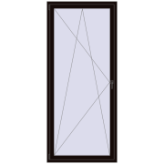 REHAU ENERGY-SAVING SYNEGO MD 1000x2300 mm BLACK_BROWN two-sided