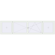KORSA OPTIMUM REHAU EURO 70 3850x950 mm