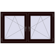 REHAU ENERGY-SAVING SYNEGO MD 1440x785 mm CHOCOLATE_BROWN dwustronny REHAU ENERGY-SAVING SYNEGO MD 1440x785 mm CHOCOLATE_BROWN dwustronny