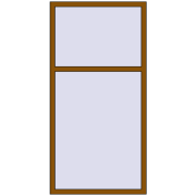 REHAU OPTIMUM EURO-DESIGN 70 1000x2000 mm GOLDEN OAK two-sided