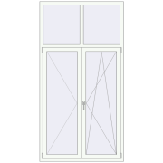 KORSA OPTIMUM REHAU EURO 70 1200x2290 mm