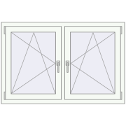 REHAU ENERGY-SAVING SYNEGO MD 1305x830 mm BASALT_GREY zewnętrzny