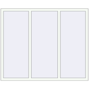 REHAU OPTIMUM EURO-DESIGN 70 1700x1400 mm RAL 9016 Traffic white two-sided