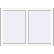 REHAU OPTIMUM EURO-DESIGN 70 1130x760 mm RAL 9016 Traffic white two-sided
