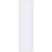 REHAU OPTIMUM EURO-DESIGN 70 700x2300 mm RAL 9016 Traffic white two-sided