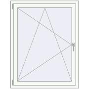 REHAU OPTIMUM EURO-DESIGN 70 1000x1300 mm GOLDEN OAK external