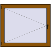 Okna skrzydłowe 1300x1100 mm KORSA OPTIMUM REHAU EURO 70