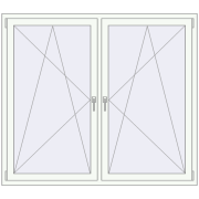 REHAU ENERGY-SAVING SYNEGO MD 1725x1460 mm BLACK_BROWN zewnętrzny