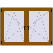 REHAU ENERGY-SAVING SYNEGO MD 1545x1055 mm GOLDEN OAK dwustronny REHAU ENERGY-SAVING SYNEGO MD 1545x1055 mm GOLDEN OAK dwustronny