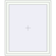 REHAU ENERGY-SAVING SYNEGO MD 1150x1370 mm RAL 9016 Traffic white two-sided