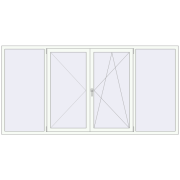 KORSA ENERGY-SAVING REHAU SYNEGO MD 2800x1400 mm