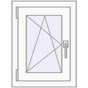 REHAU BRILLANT DESIGN 500x600 mm RAL 9016 Traffic white two-sided