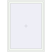 REHAU OPTIMUM EURO-DESIGN 70 1300x1800 mm RAL 9016 Traffic white two-sided