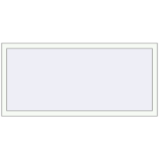 REHAU OPTIMUM EURO-DESIGN 70 1500x700 mm RAL 9016 Traffic white two-sided