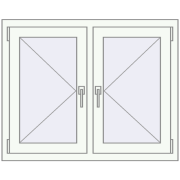 ALU STANDARD 72 1000x800 mm RAL 9016 Traffic white two-sided