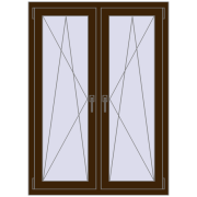 REHAU ENERGY-SAVING SYNEGO MD 1020x1400 mm DARK_OAK dwustronny REHAU ENERGY-SAVING SYNEGO MD 1020x1400 mm DARK_OAK dwustronny