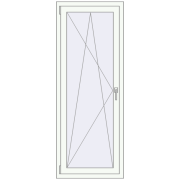 REHAU OPTIMUM EURO-DESIGN 70 745x1650 mm GOLDEN OAK external