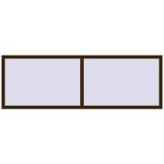 REHAU OPTIMUM EURO-DESIGN 70 2400x800 mm DARK_OAK two-sided