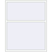 REHAU ENERGY-SAVING SYNEGO MD 1300x1600 mm RAL 9016 Traffic white two-sided