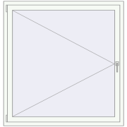 KORSA ENERGY-SAVING REHAU SYNEGO MD 1350x1400 mm