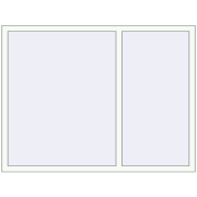 REHAU OPTIMUM EURO-DESIGN 70 1650x1250 mm RAL 9016 Traffic white two-sided