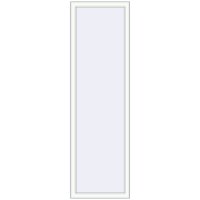 REHAU OPTIMUM EURO-DESIGN 70 600x2000 mm RAL 9016 Traffic white two-sided