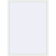REHAU ENERGY-SAVING SYNEGO MD 1600x2200 mm RAL 9016 Traffic white two-sided