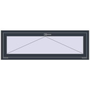REHAU OPTIMUM EURO-DESIGN 70 1500x500 mm ANTHRACITE_GREY_STRUKTURAL two-sided