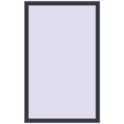 REHAU ENERGY-SAVING SYNEGO MD 900x1500 mm ANTHRACITE_GREY_STRUKTURAL two-sided
