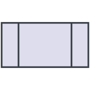 REHAU OPTIMUM EURO-DESIGN 70 2722x1414 mm ANTHRACITE_GREY_STRUKTURAL two-sided