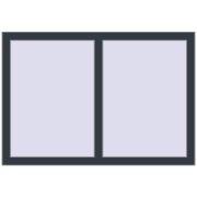 REHAU OPTIMUM EURO-DESIGN 70 1200x800 mm ANTHRACITE_GREY_STRUKTURAL two-sided