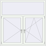 KORSA ENERGY-SAVING REHAU SYNEGO MD 1500x1500 mm