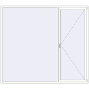 REHAU OPTIMUM EURO-DESIGN 70 2600x2300 mm GOLDEN OAK zewnętrzny