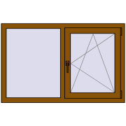 EPSILON OPTIMA 1250x800 mm GOLDEN OAK dwustronny