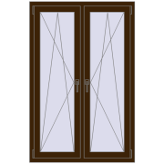 REHAU ENERGY-SAVING SYNEGO MD 1005x1535 mm DARK_OAK dwustronny REHAU ENERGY-SAVING SYNEGO MD 1005x1535 mm DARK_OAK dwustronny