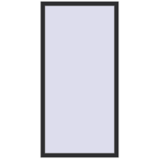 Okna skrzydłowe 900x1800 mm REHAU OPTIMUM EURO-DESIGN 70 ANTHRACITE_GREY_GLATT dwustronny